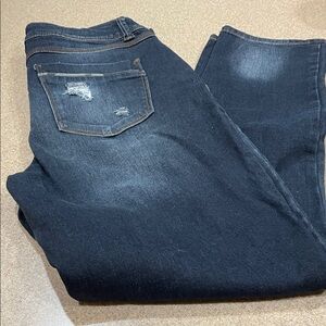 Women’s Signature Studios Skinny Stretch Jeans Size 8 with camo details